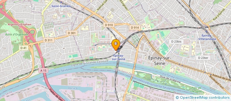 localisation de l'entreprise GLIB à EPINAY-SUR-SEINE