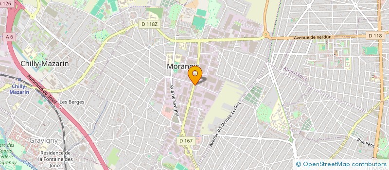 localisation de l'entreprise GLIDEDRIVE à MORANGIS