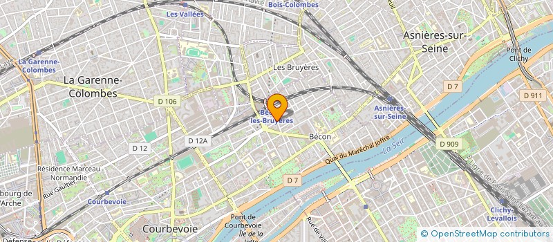 localisation de l'entreprise GLIKT à COURBEVOIE