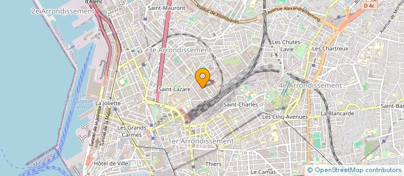 localisation de l'entreprise GLIM BURGER à MARSEILLE