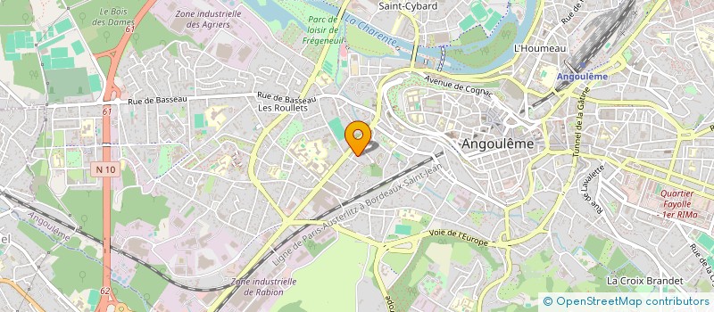 localisation de l'entreprise GLIMLIGHT PRODUCTIONS  ANGOULEME