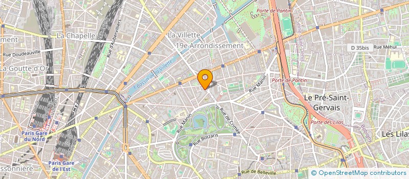 localisation de l'entreprise GLIMMER OF HOPE  PARIS