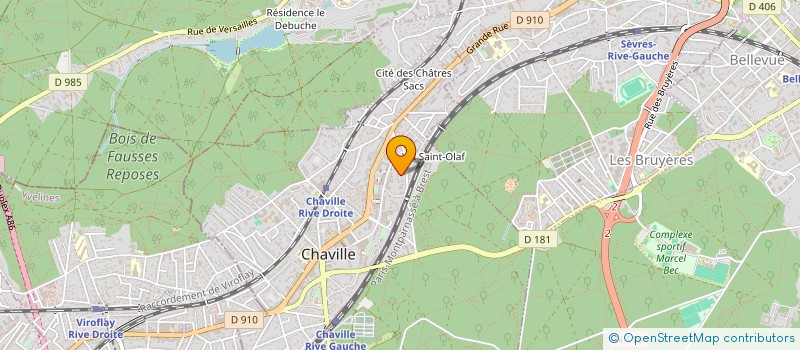 localisation de l'entreprise GLIMPSE LAB à CHAVILLE