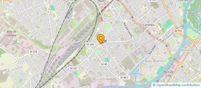 localisation de l'entreprise GLINEUR SA à LILLE