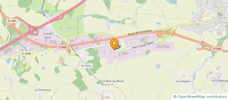 localisation de l'entreprise GLINKO ROAD  LA CHAIZE-LE-VICOMTE