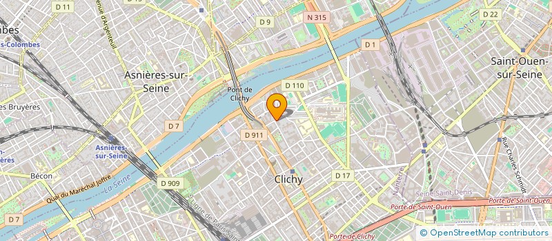 localisation de l'entreprise GLINVESTMENT à CLICHY