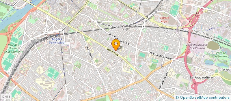localisation de l'entreprise GLIOMED CAPITAL à ANGERS