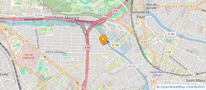 localisation de l'entreprise GLISSANDCO à MAISONS-ALFORT