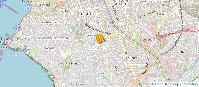 localisation de l'entreprise GLISSANDO  MARSEILLE