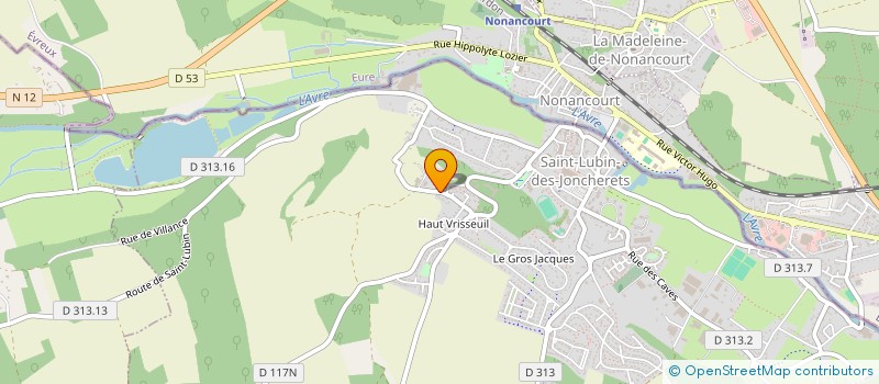 localisation de l'entreprise GLISSE AUTO CONCEPT à SAINT-LUBIN-DES-JONCHERETS