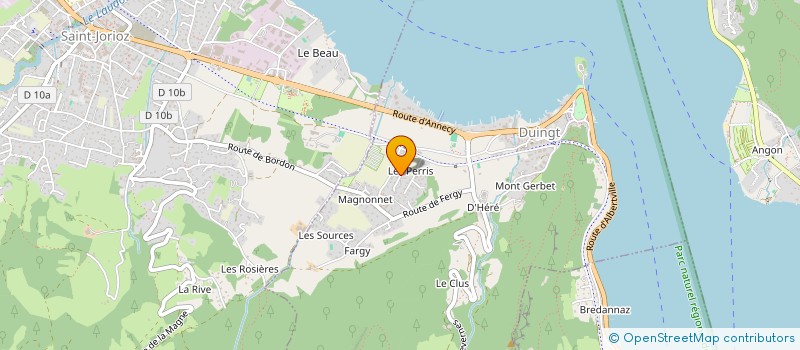 localisation de l'entreprise GLISSE EXPERIENCE  DUINGT