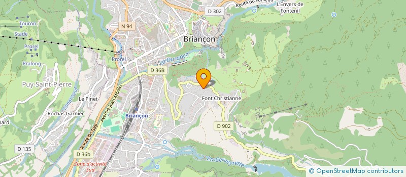 localisation de l'entreprise GLISSE PERFORMANCE  BRIANCON