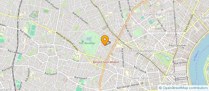 localisation de l'entreprise GLISTERS  BORDEAUX