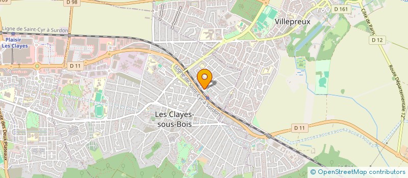 localisation de l'entreprise GLITCH CRAFT à LES CLAYES-SOUS-BOIS