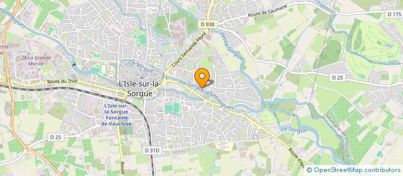 localisation de l'entreprise GLJ  L'ISLE-SUR-LA-SORGUE