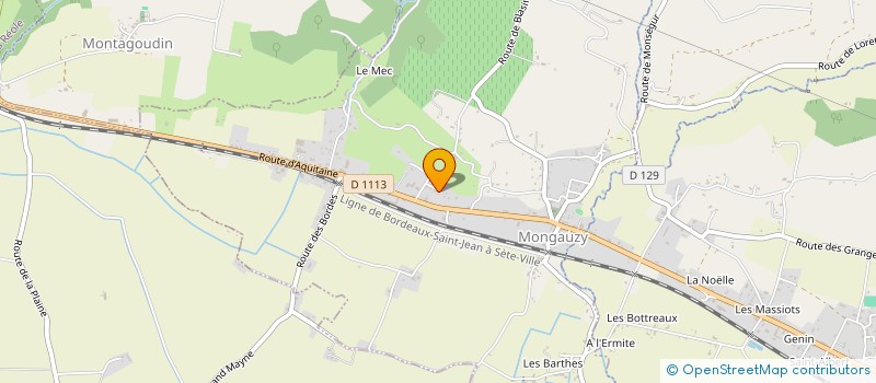 localisation de l'entreprise GLJ  MONGAUZY