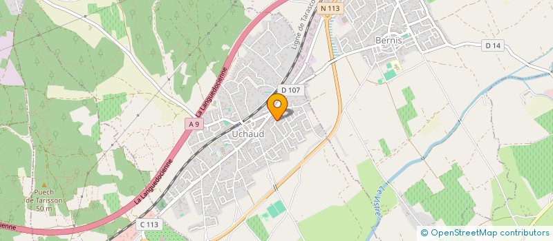 localisation de l'entreprise GLJ  UCHAUD