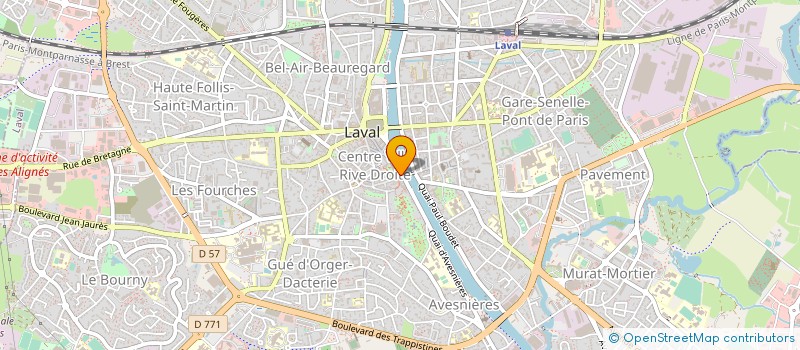 localisation de l'entreprise GLJ à LAVAL