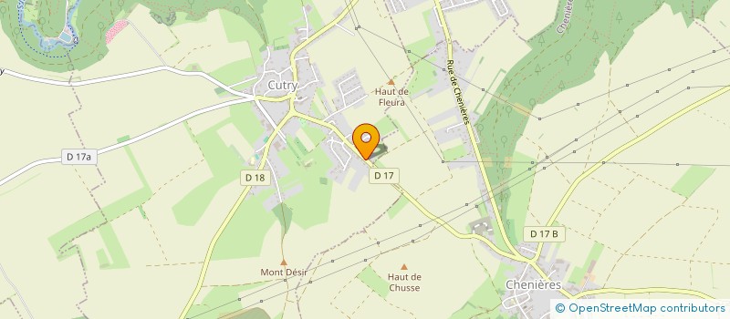 localisation de l'entreprise GLJ  CUTRY