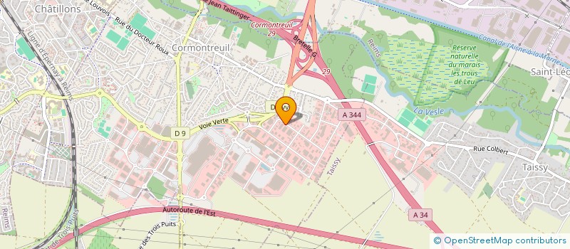 localisation de l'entreprise GLJ BATI  CORMONTREUIL