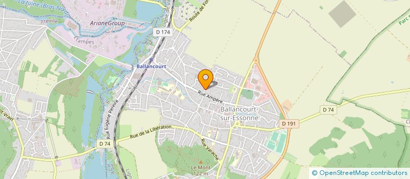 localisation de l'entreprise GLJ TRANSPORTS à BALLANCOURT-SUR-ESSONNE