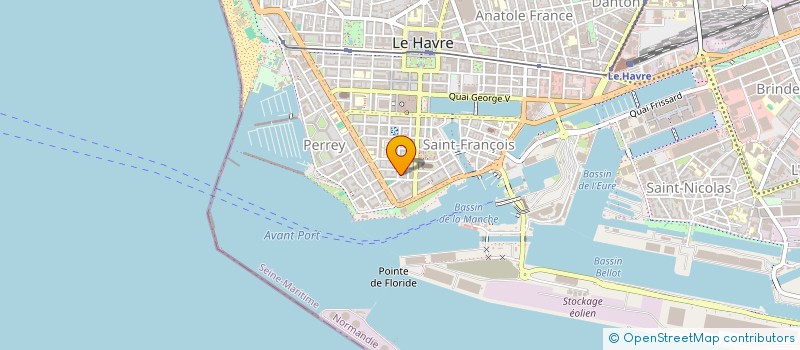 localisation de l'entreprise GLJP  LE HAVRE