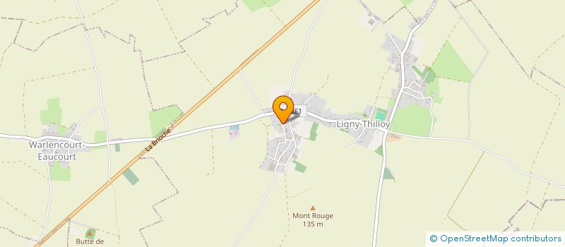 localisation de l'entreprise GLK  LIGNY-THILLOY