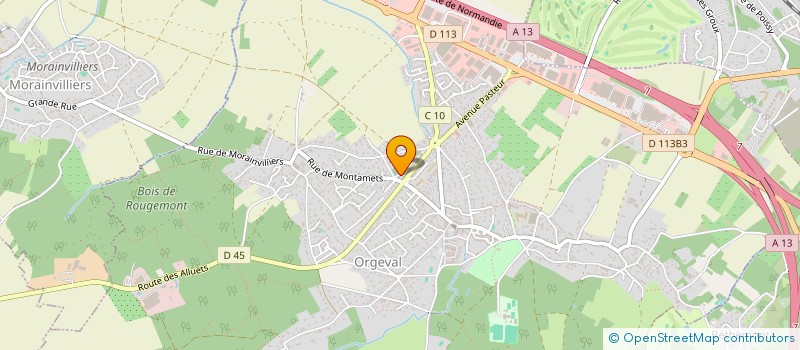 localisation de l'entreprise GLK CLEAN  ORGEVAL