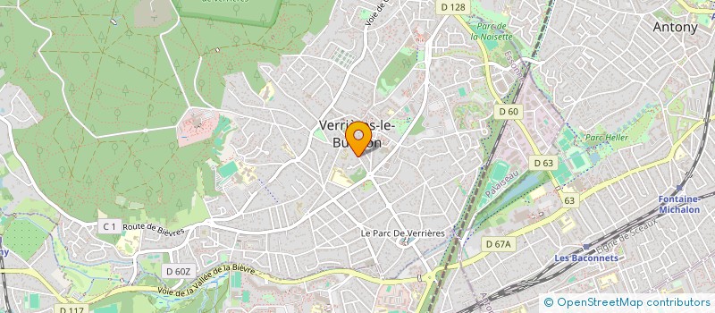 localisation de l'entreprise GLK CONSEIL à VERRIERES-LE-BUISSON