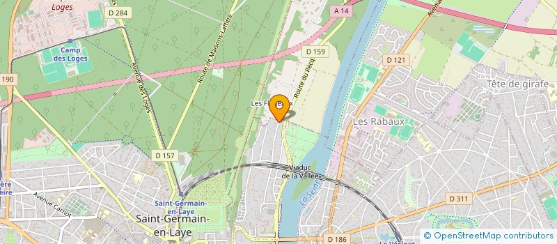 localisation de l'entreprise GLL AUTO SPORT  LE PECQ