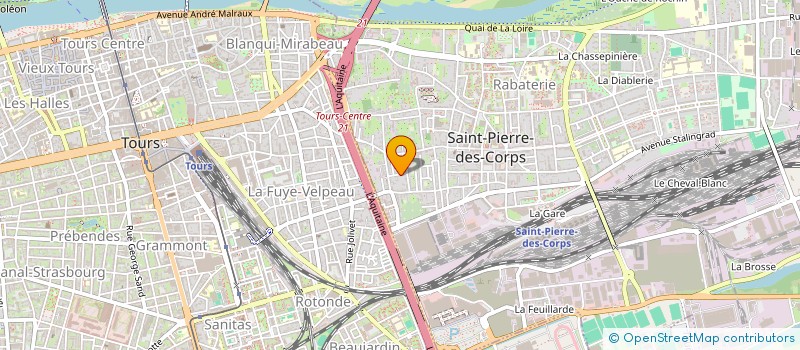 localisation de l'entreprise GLLA  SAINT-PIERRE-DES-CORPS