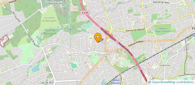 localisation de l'entreprise GLLAM  PESSAC