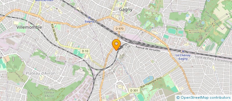 localisation de l'entreprise GLLAM à GAGNY