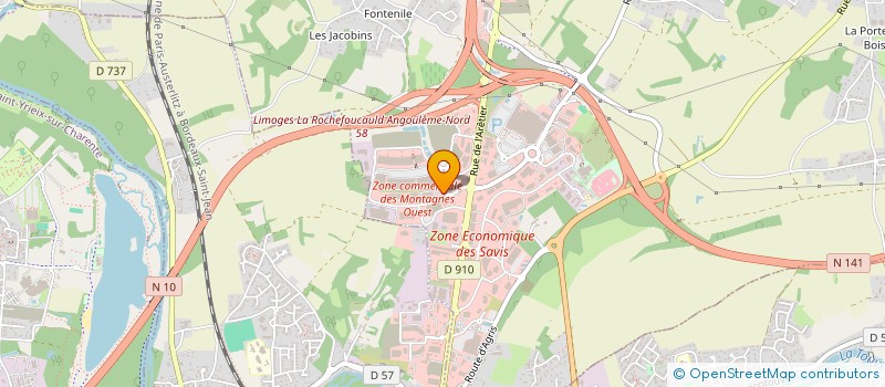 localisation de l'entreprise GLLJ à CHAMPNIERS