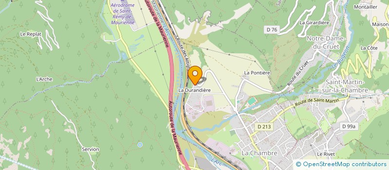 localisation de l'entreprise GLM  LA CHAMBRE