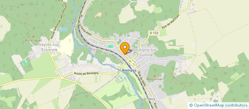 localisation de l'entreprise GLM à BOUTIGNY-SUR-ESSONNE