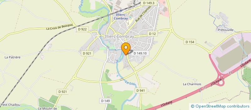 localisation de l'entreprise GLM à ILLIERS-COMBRAY