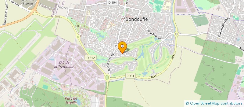 localisation de l'entreprise GLM  BONDOUFLE