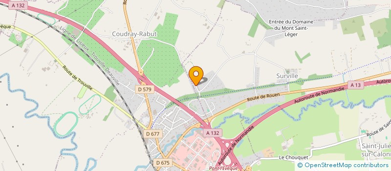 localisation de l'entreprise GLM  SURVILLE