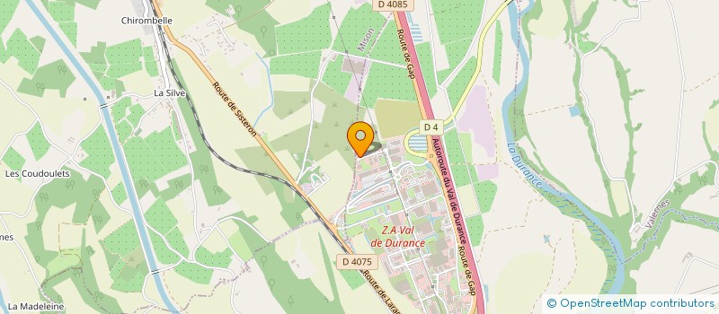 localisation de l'entreprise GLM  SISTERON