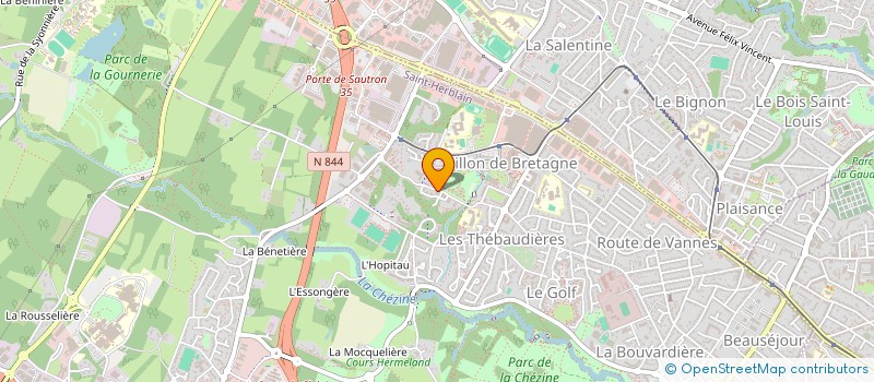 localisation de l'entreprise GLM ASSUR  SAINT-HERBLAIN