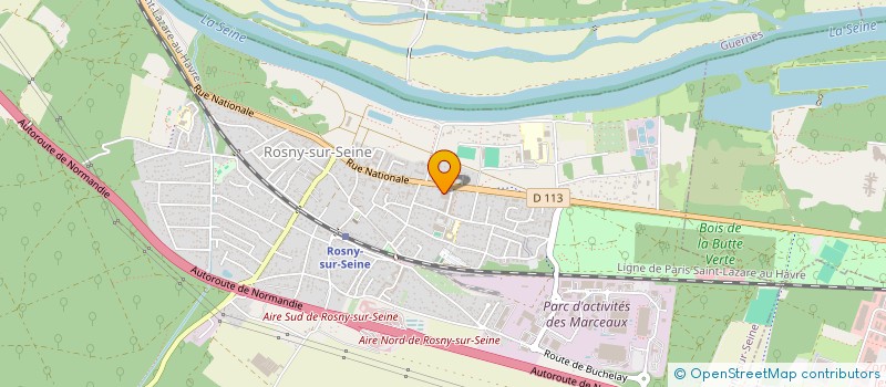 localisation de l'entreprise GLM COIFFURE  ROSNY-SUR-SEINE