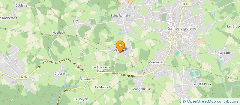 localisation de l'entreprise GLM DISTRIBUTION à SAINTE-SIGOLENE