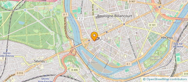 localisation de l'entreprise GLM EXPLOITATION à BOULOGNE-BILLANCOURT