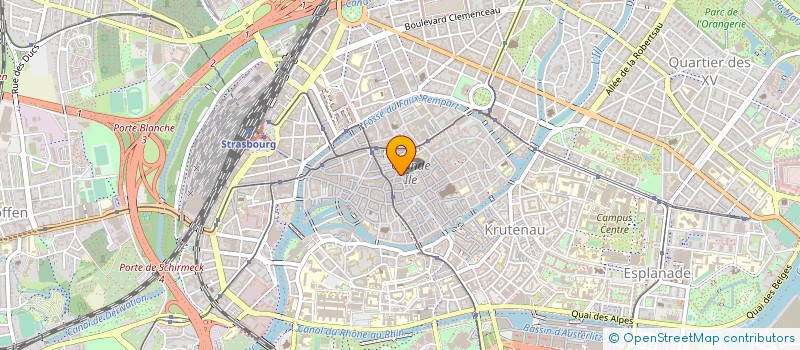 localisation de l'entreprise GLM FOURRURES à STRASBOURG