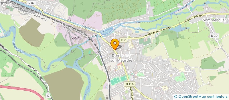 localisation de l'entreprise GLM GROUPEMENT LORRAIN MEUBLE à DOMBASLE-SUR-MEURTHE