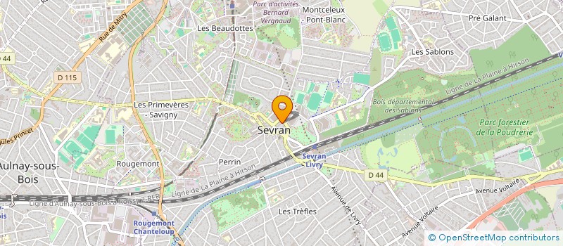 localisation de l'entreprise GLM IMMO à SEVRAN