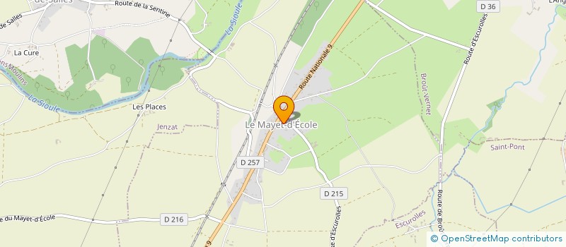 localisation de l'entreprise GLM IMMOBILIER à GANNAT