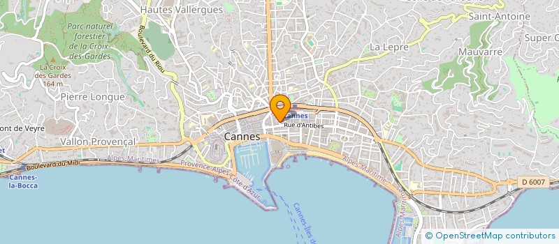 localisation de l'entreprise GLM'S BEAUTY BAR à CANNES