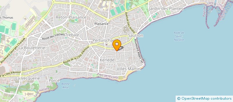 localisation de l'entreprise GLM VENTIL à SAINT-NAZAIRE